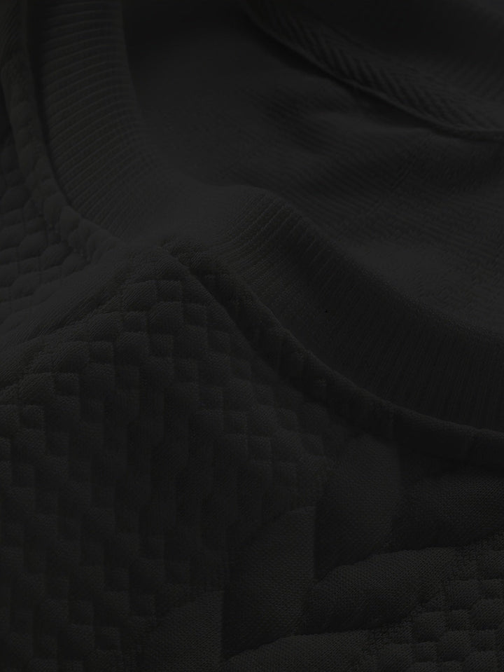 Thatcher | Texturerad Crew Neck Sweatshirt