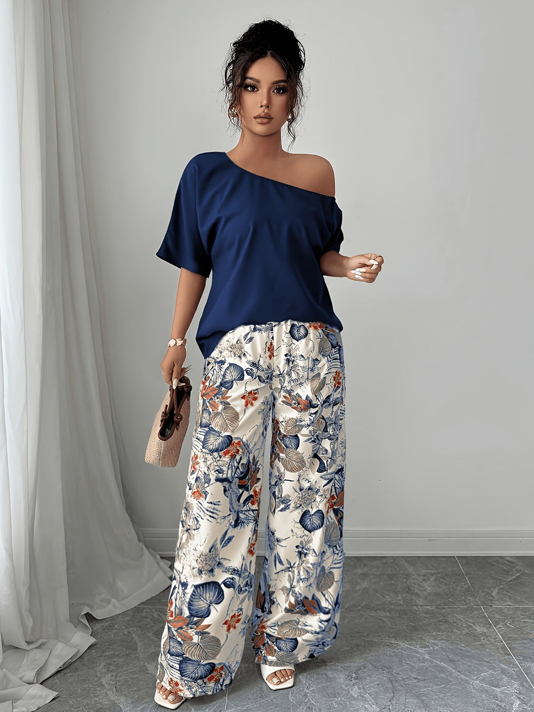 Estella | Off-Shoulder Tvådelat Set