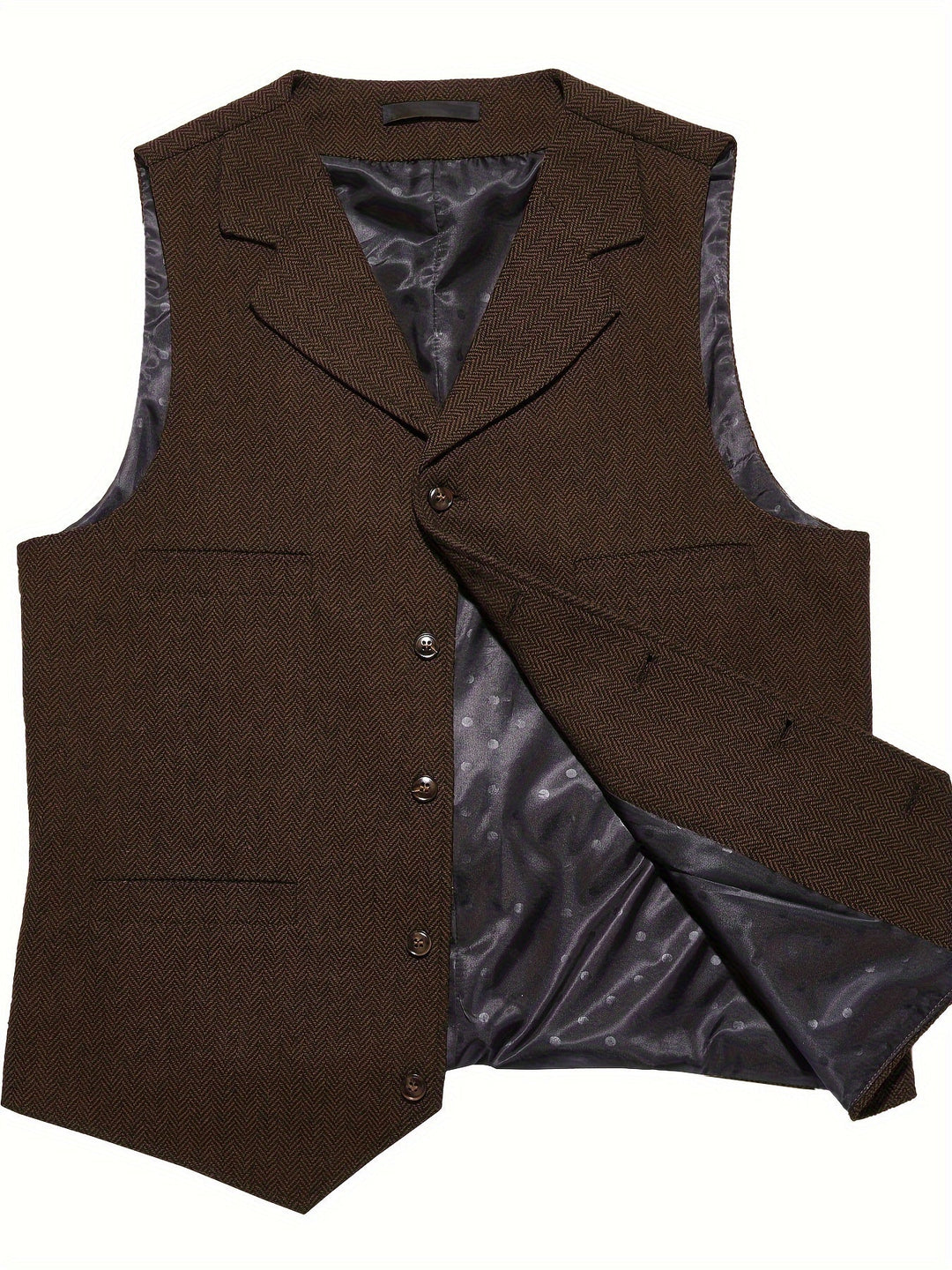 Byron | Raffinerad Herringbone Västar
