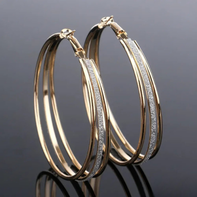 Rochelle | Tidlösa Retro Hoop Örhängen