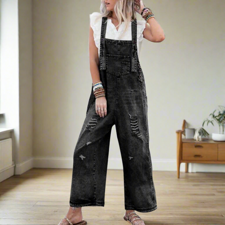 Carmelita | Premium Vintage Stil Enkel Jumpsuit