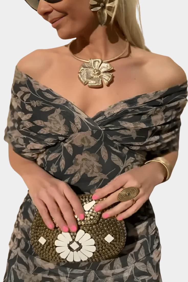 Sophia | Elegant Off-Shoulder Klänning