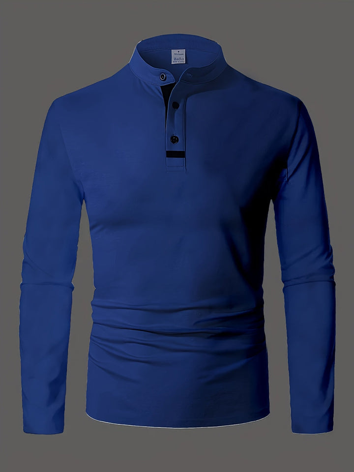 Jasper | Raffinerad långärmad Henley