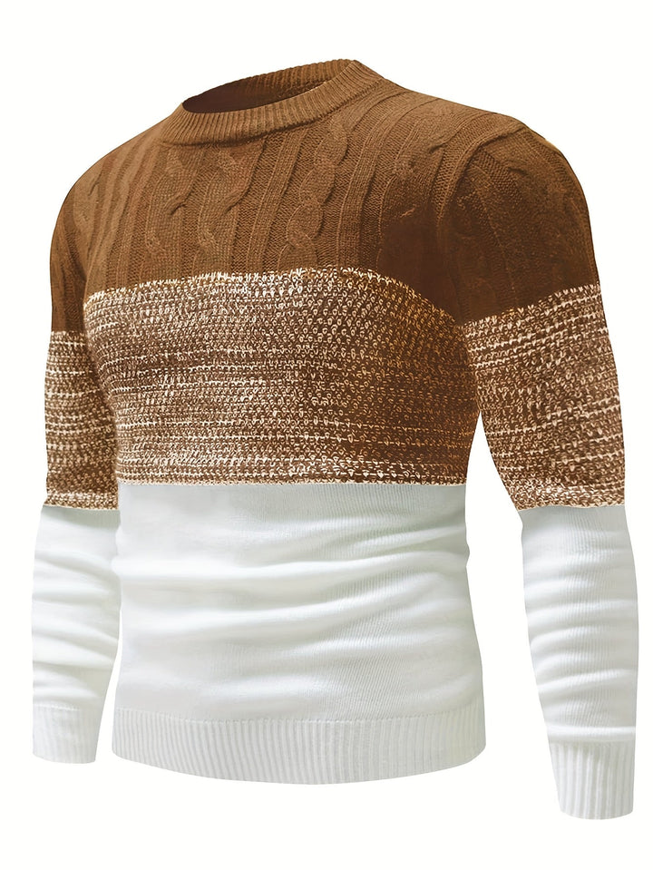 Graham | Färgglad Crew Neck Tröja