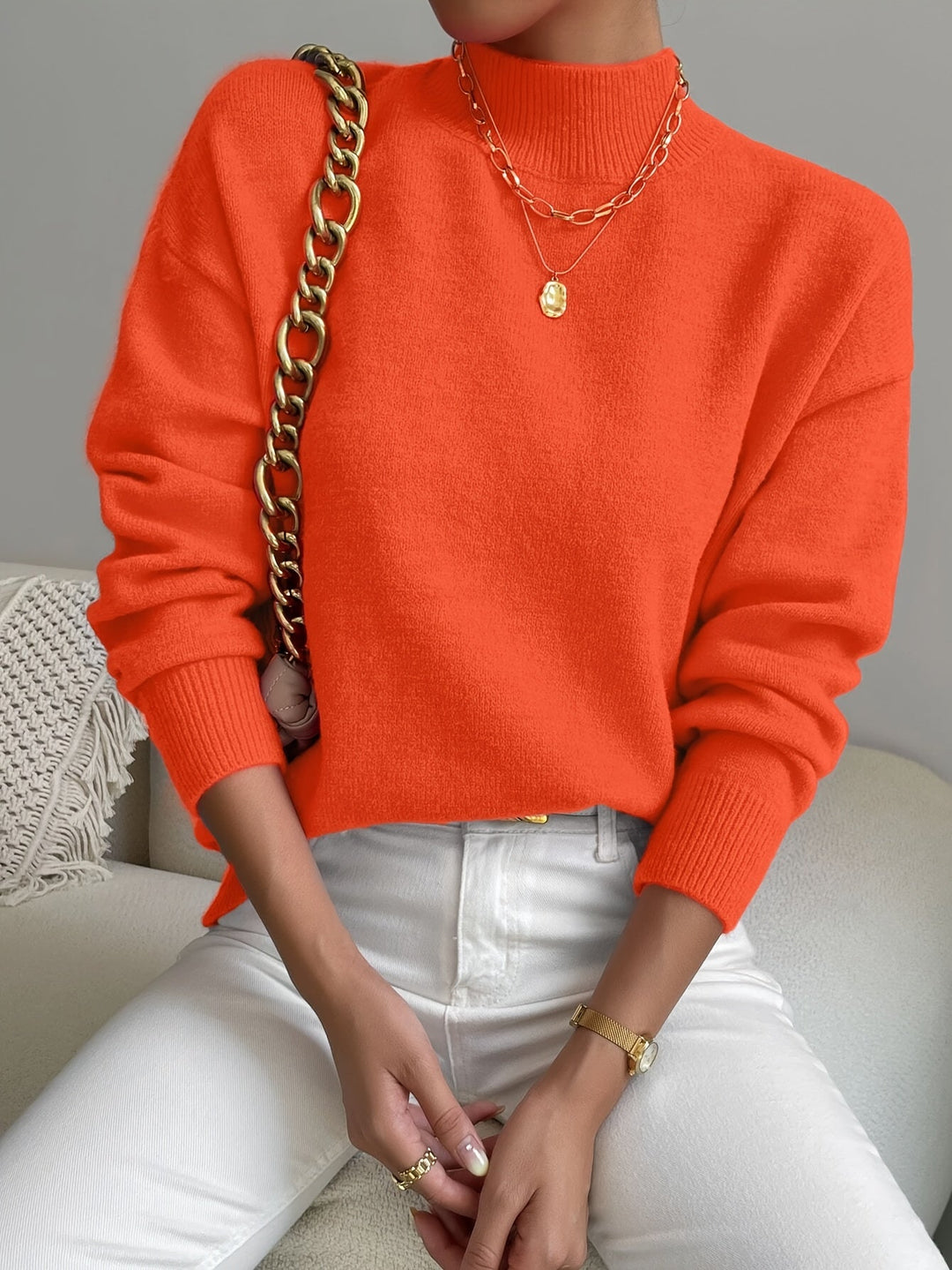 Lorelei | Finstämd Mock Neck Tröja