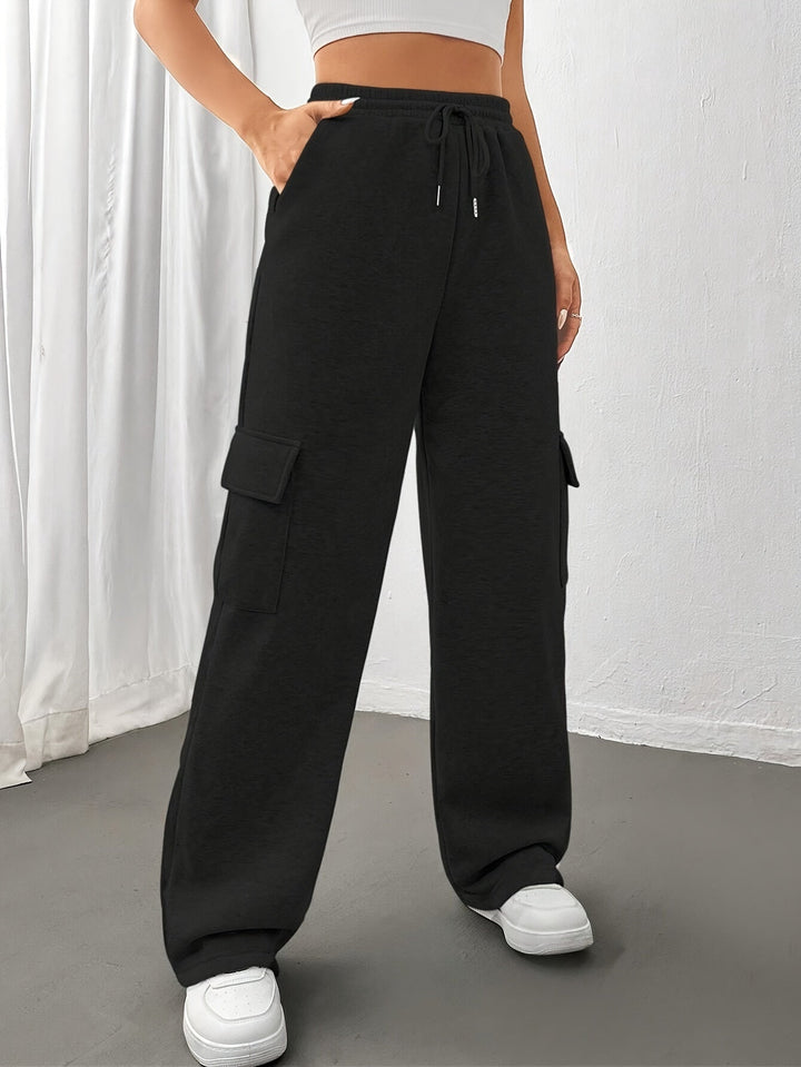 Ruth | Avslappnade Cargo Sweatpants