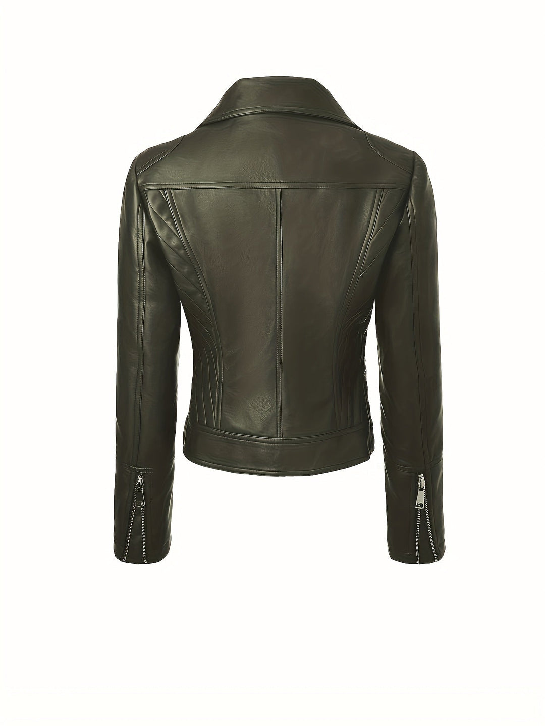 Mabel | Skulpterad Zip-Front Motojacka