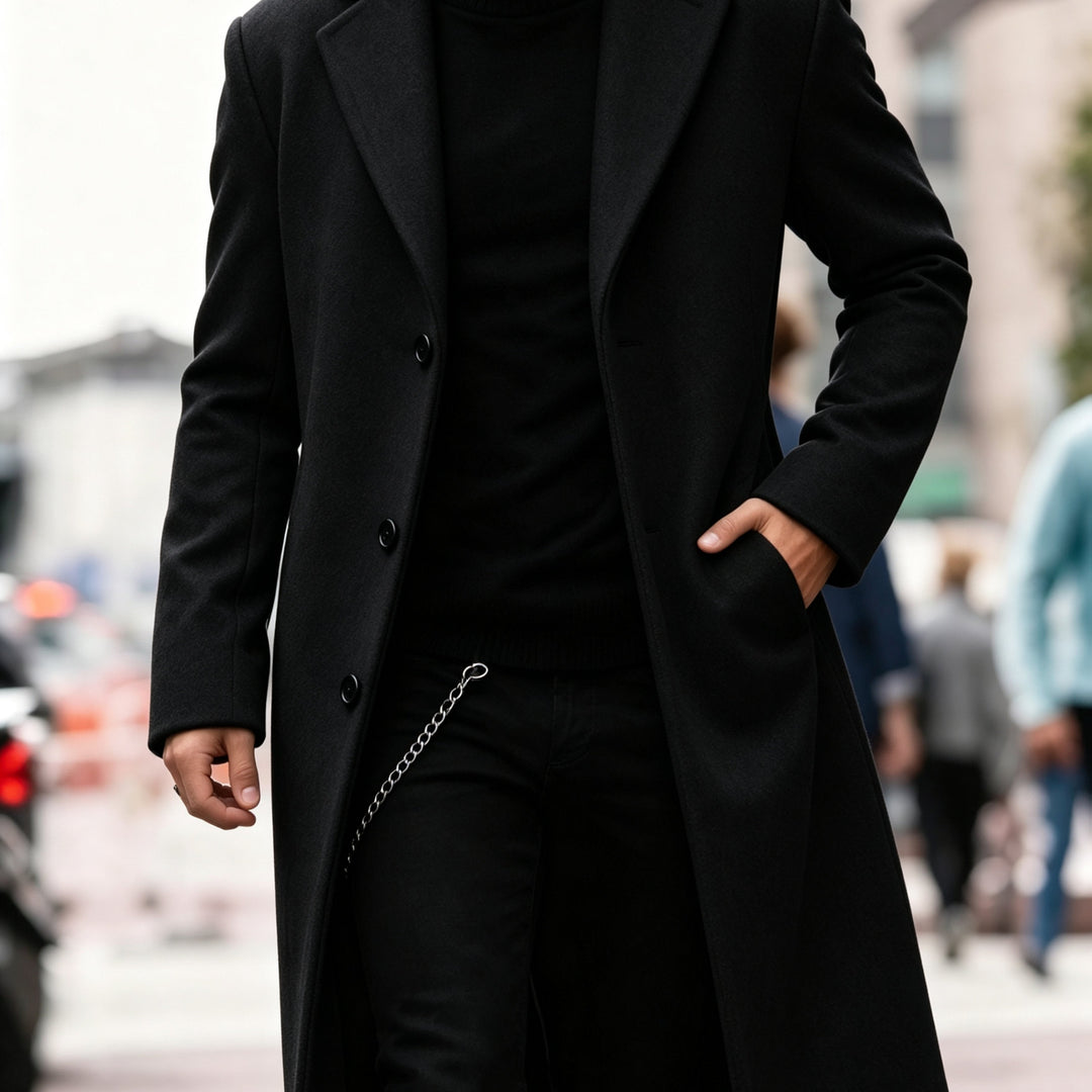 Chandler | Finsnittad Lång Trench Coat