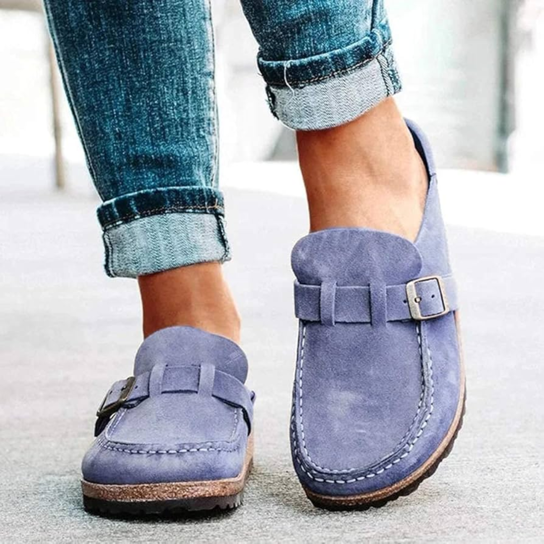 Lauren | Lågklackade Spänne Loafers