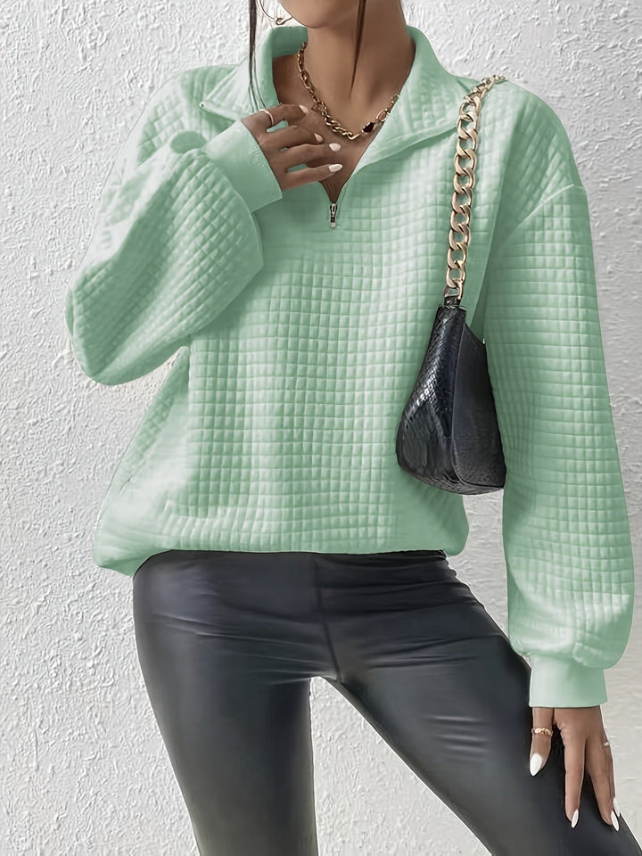 Susanna | Avslappnad Quarter-Zip Pullover