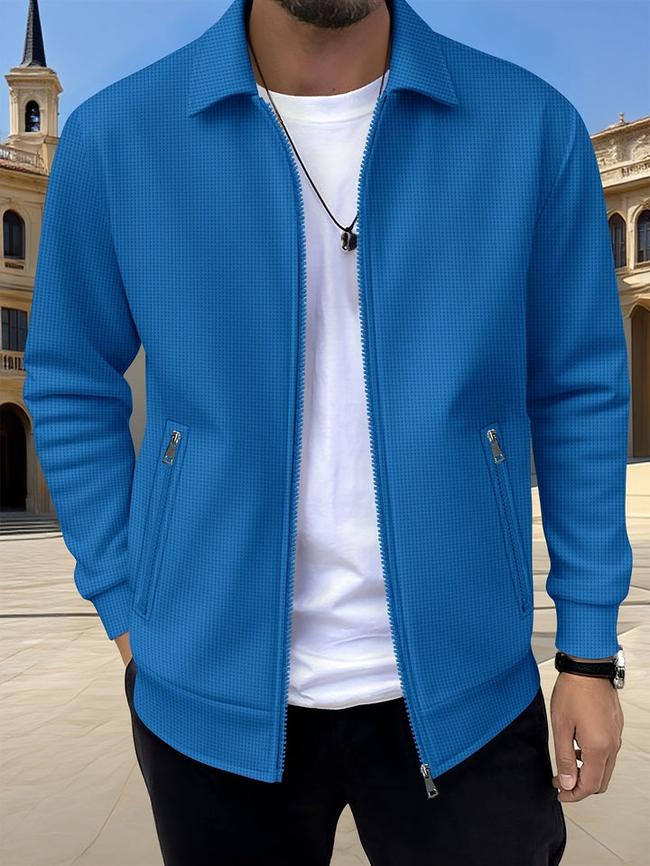 Cameron | Texturerad Zipjacka