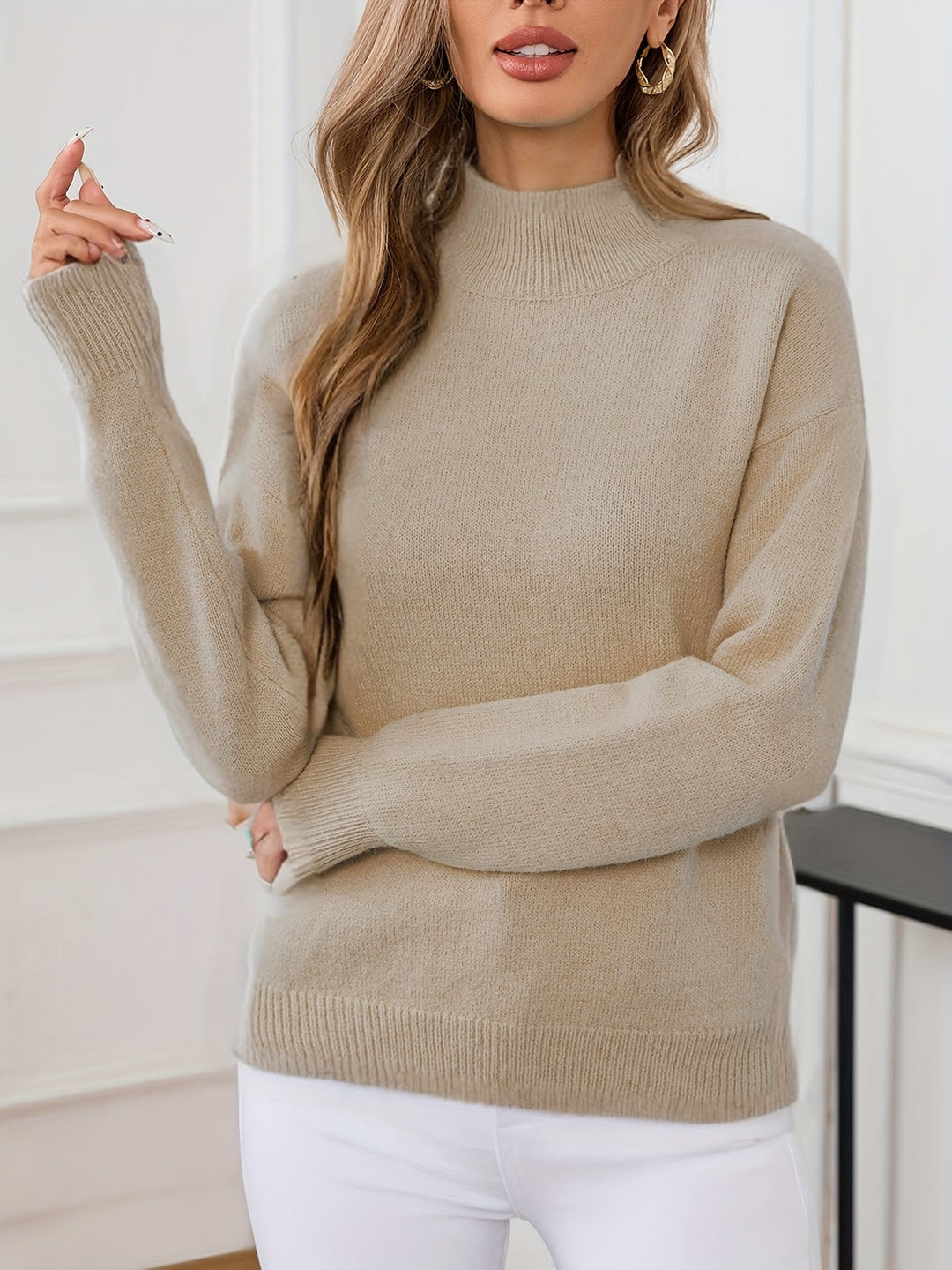 Lorelei | Finstämd Mock Neck Tröja