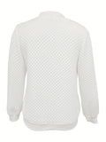 Carolyn | Kviltad Textur Baseballjacka