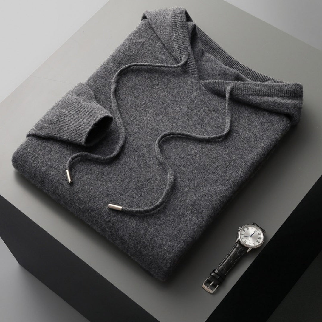Ronan | Mjukstickad Hoodie