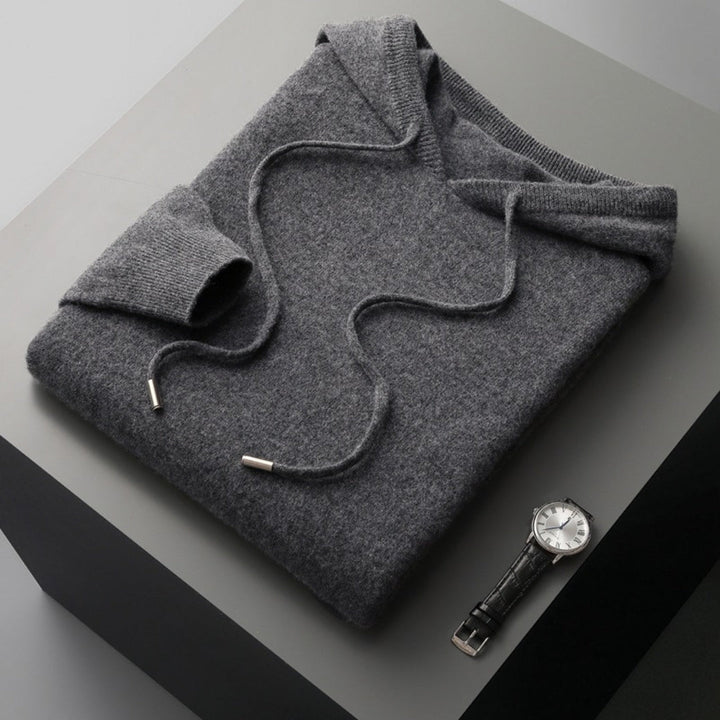 Ronan | Mjukstickad Hoodie