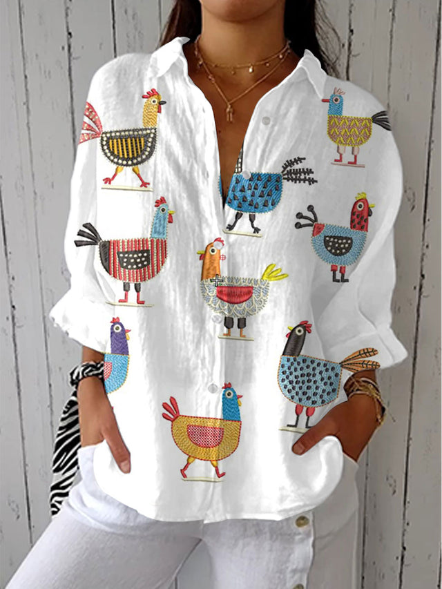 Paloma | Klassisk Hönsdesign Blus