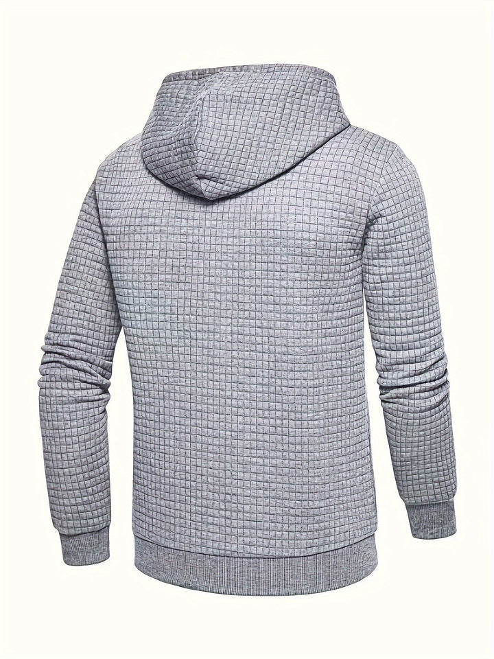 Garrison | Texturerad Huva Pullover Hoodie