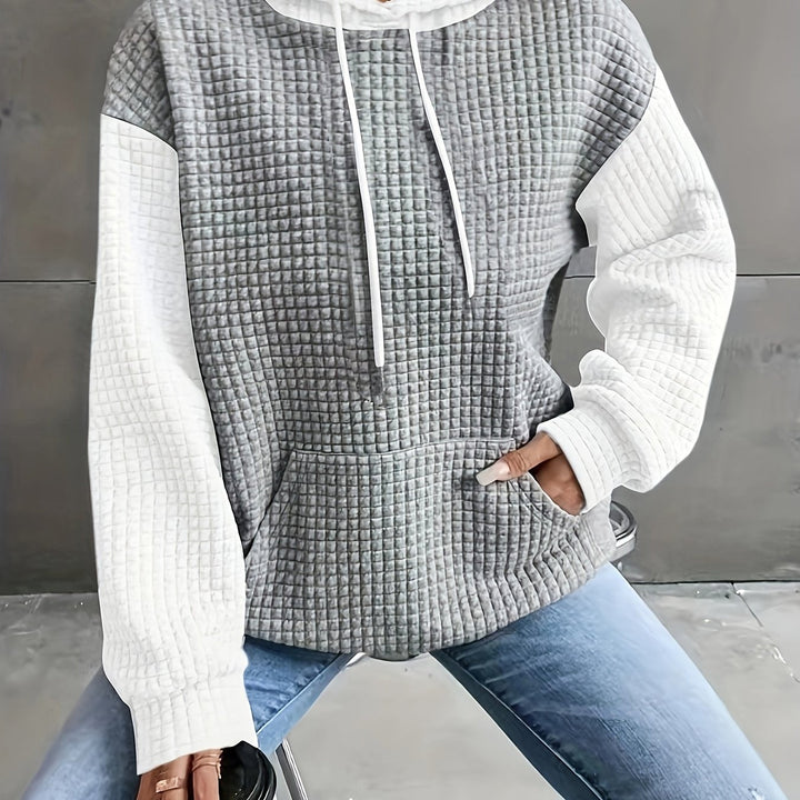 Brenna | Mysig Hoodie med Vaffelstruktur