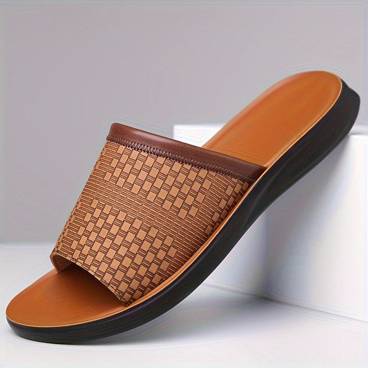 Elliot | Vävd Slide Sandaler