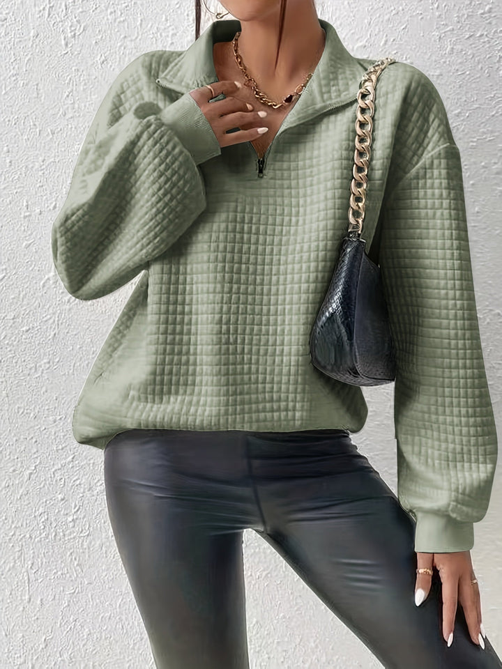 Susanna | Avslappnad Quarter-Zip Pullover