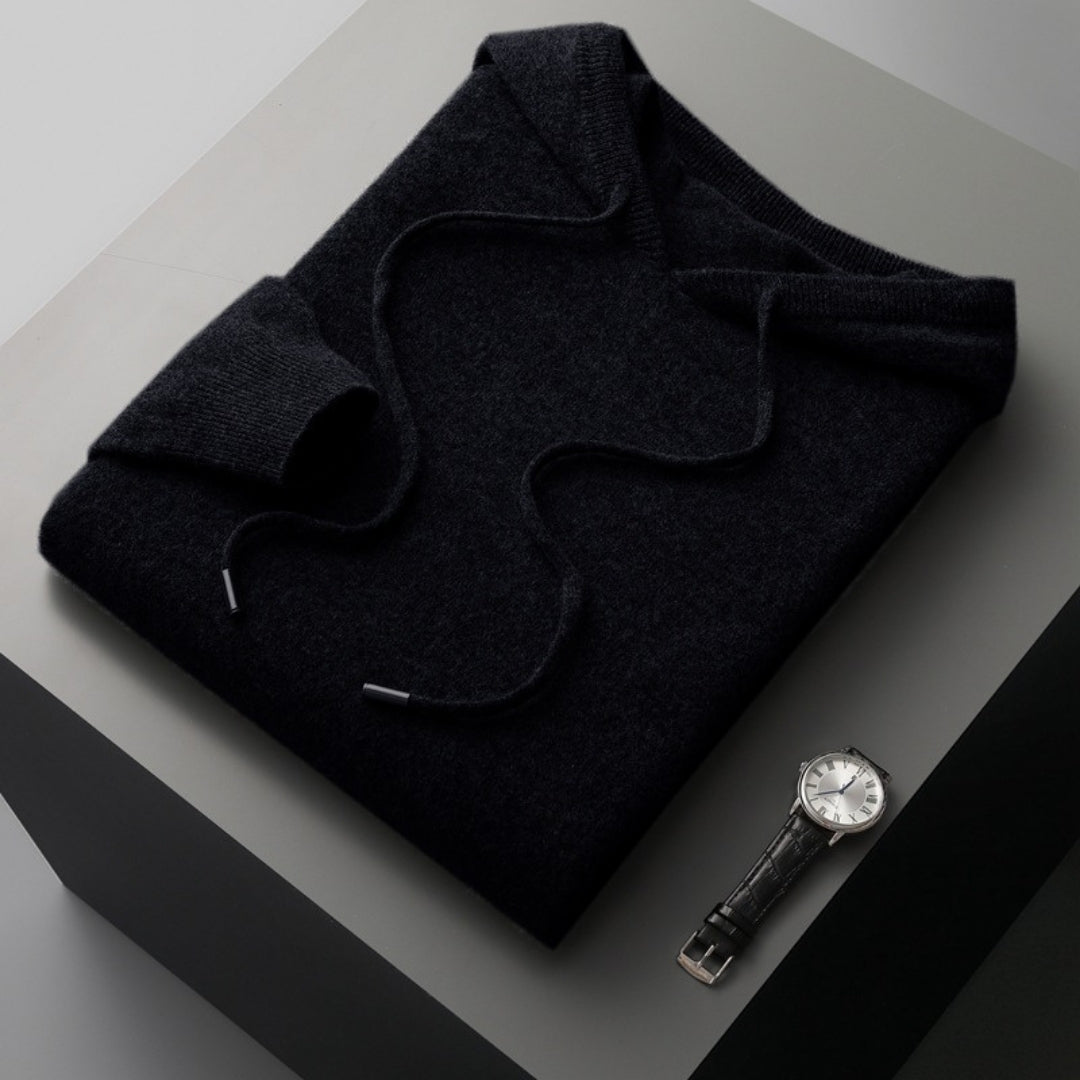 Ronan | Mjukstickad Hoodie