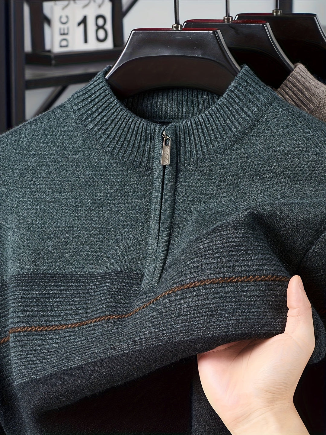Oscar | Zip-Neck Tröja