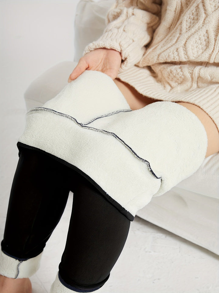 Lorna | Högmidjade Mysiga Vinterleggings