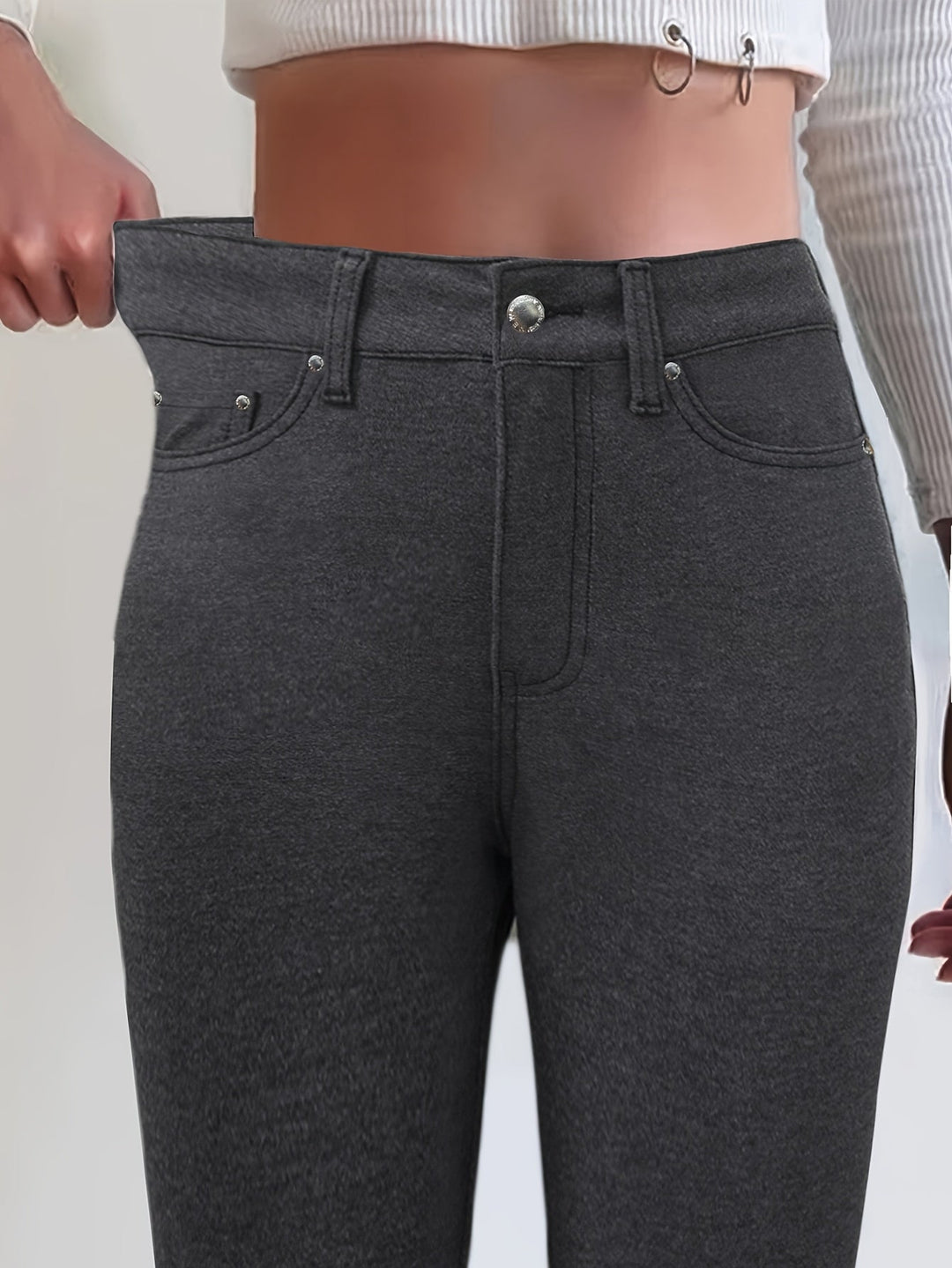Joan | Högmidjade Skinny Jeans