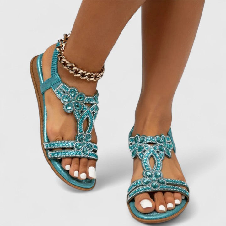 Rebecca | Eleganta Ortopediska Pärl Sandaler