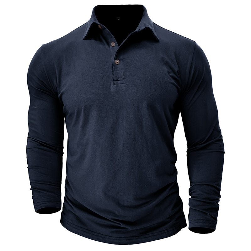 Travis Owen | Stilig Premium Långärmad Polo