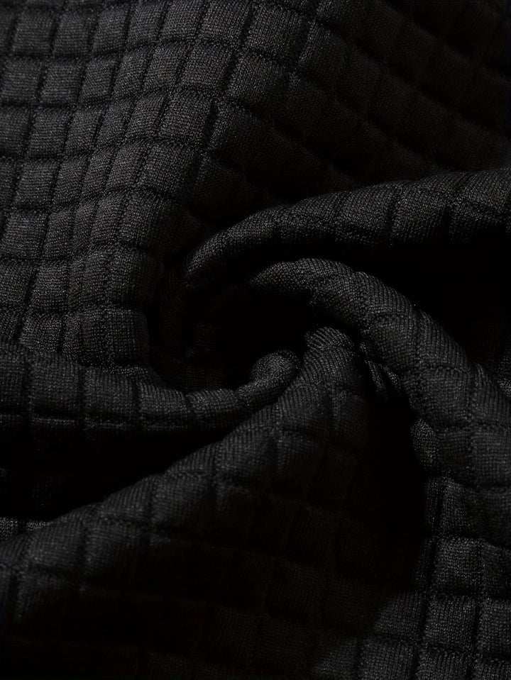 Hayes | Texturerad Färgblock Hoodie
