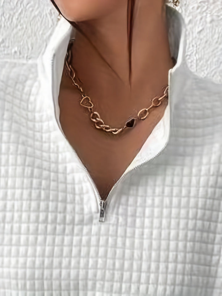 Susanna | Avslappnad Quarter-Zip Pullover