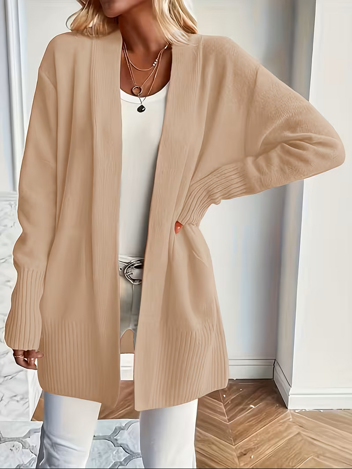 Deanna | Avslappnad Öppen Framsida Cardigan