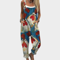 Rutha | Bekväm Höns Konst Jumpsuit