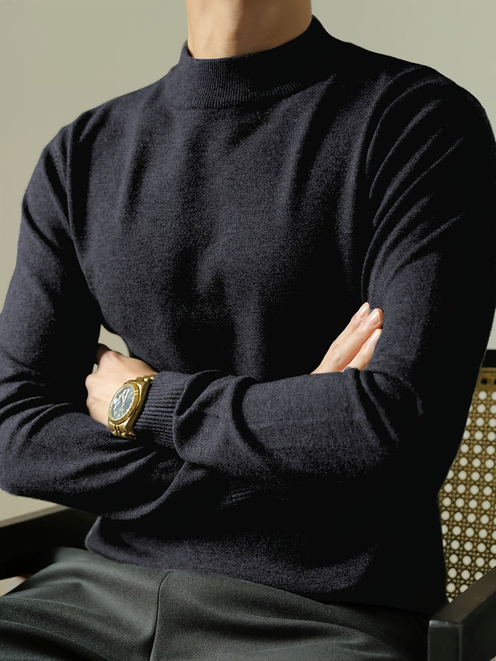 Everett | Raffinerad Höghalssweater