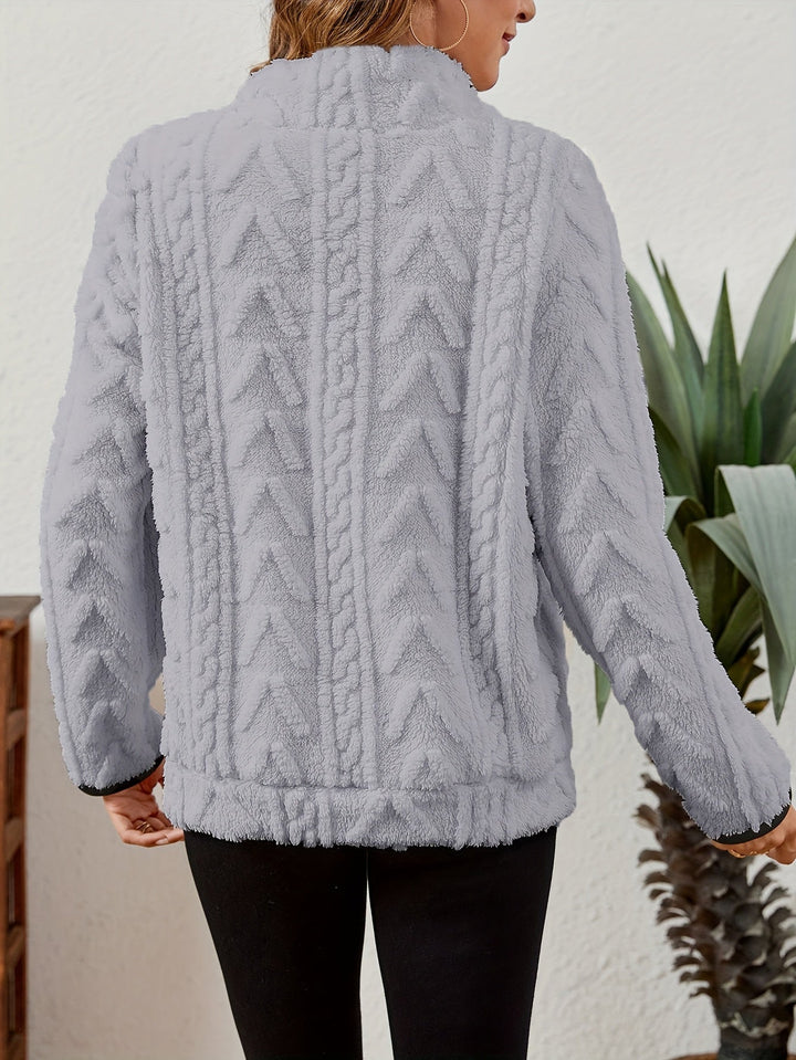 Delilah | Mysig Halv-Zip Tröja