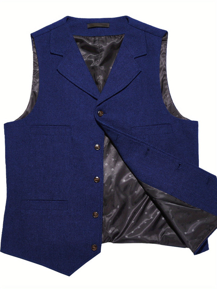 Byron | Raffinerad Herringbone Västar