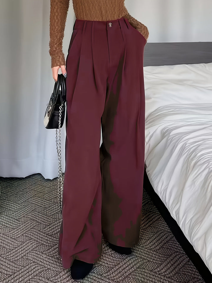 Celine | Plisserade Vida Byxor