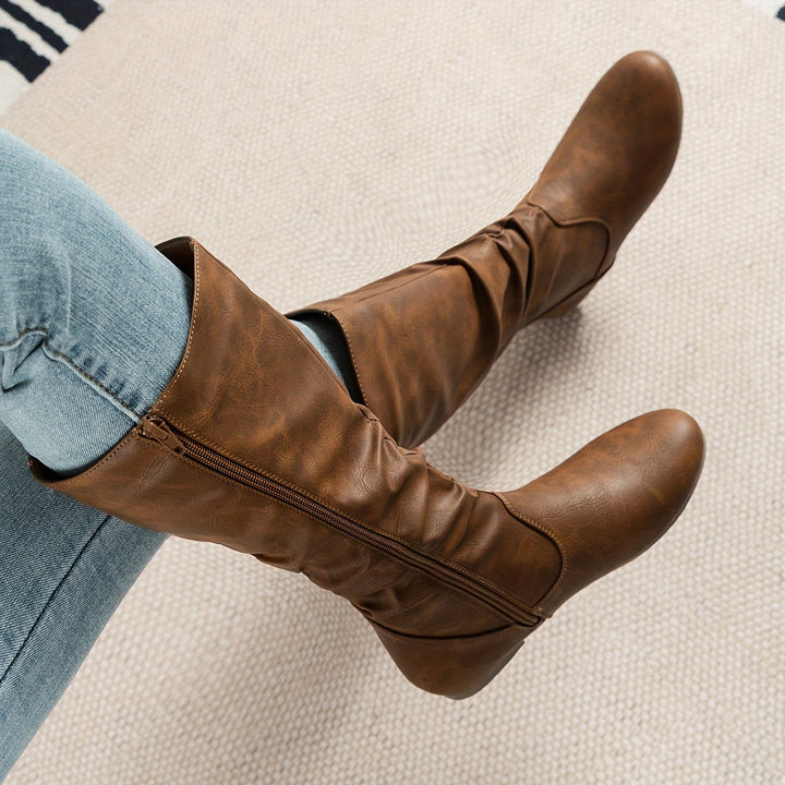Maureen | Slouchade Mid-Calf Stövlar
