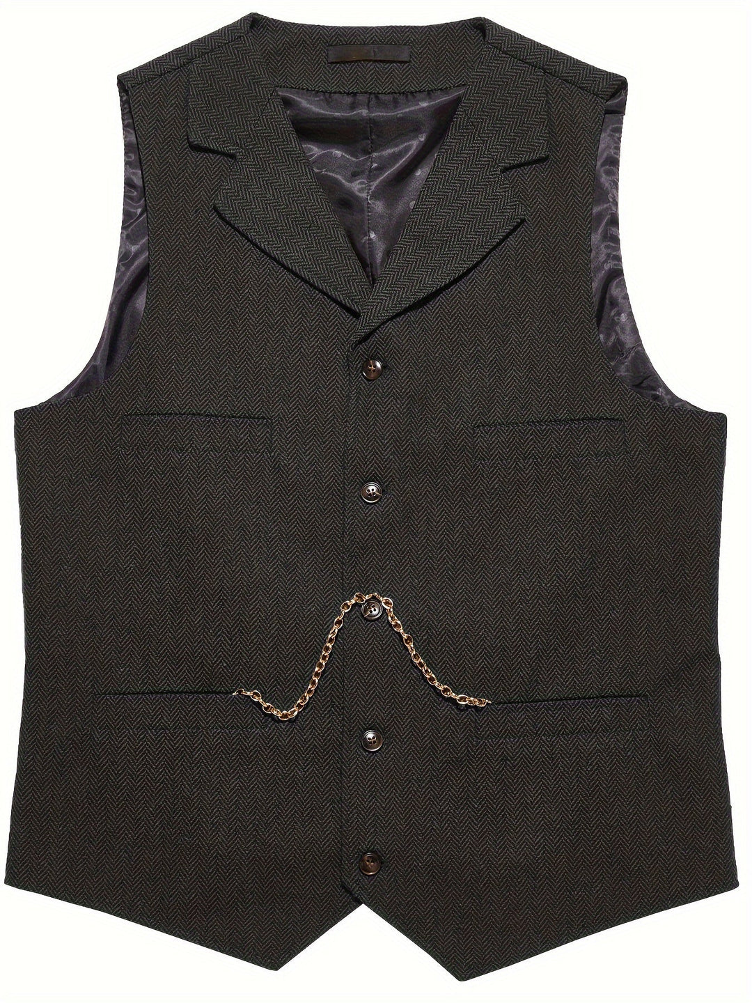 Byron | Raffinerad Herringbone Västar