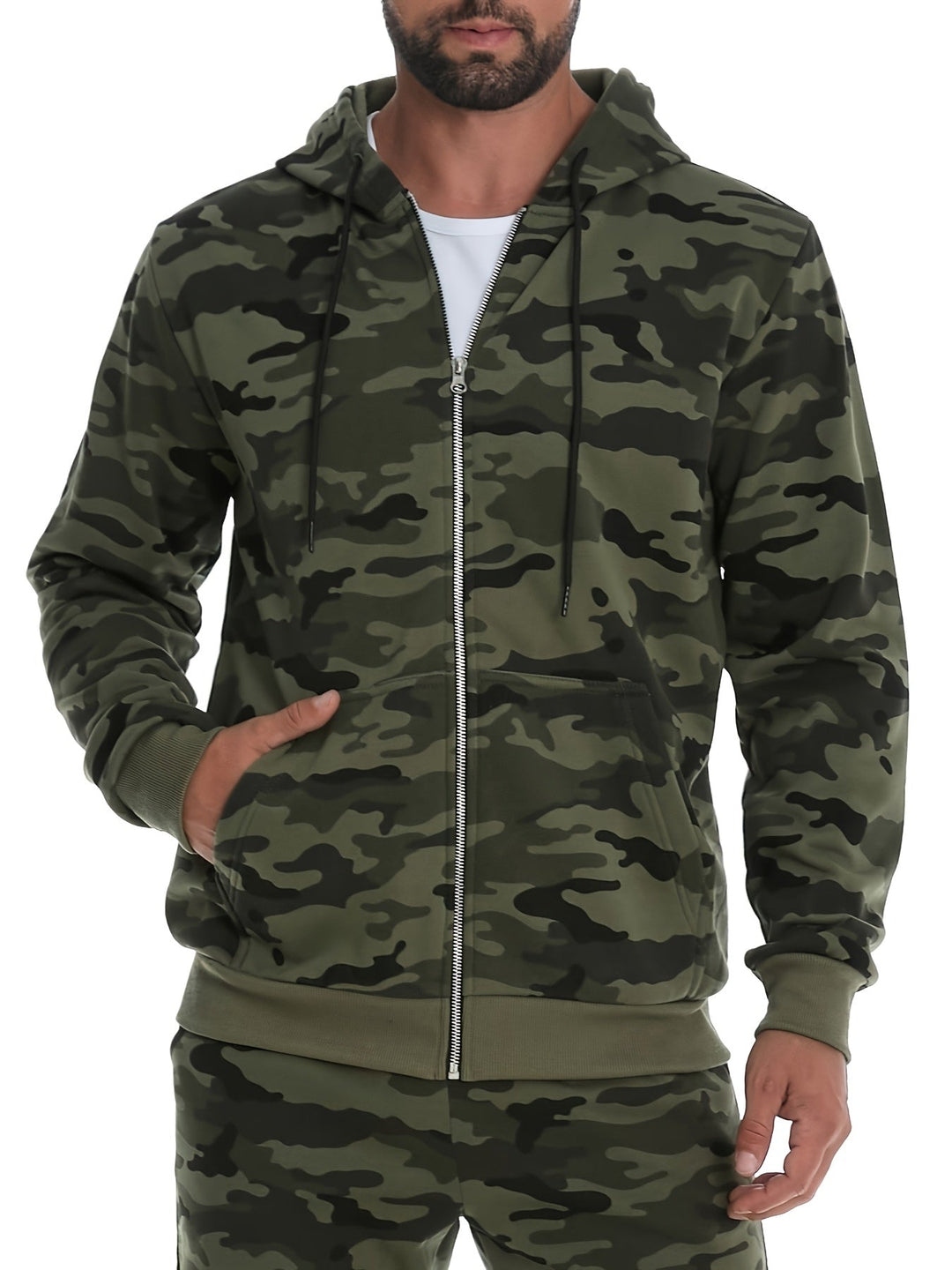 Gavin | Full-Zip Huva Sweatshirt