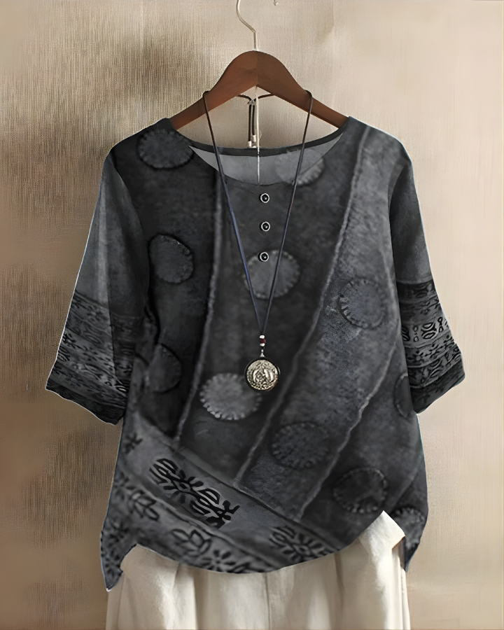 Fiona | Avslappnad Sommar Boho Top