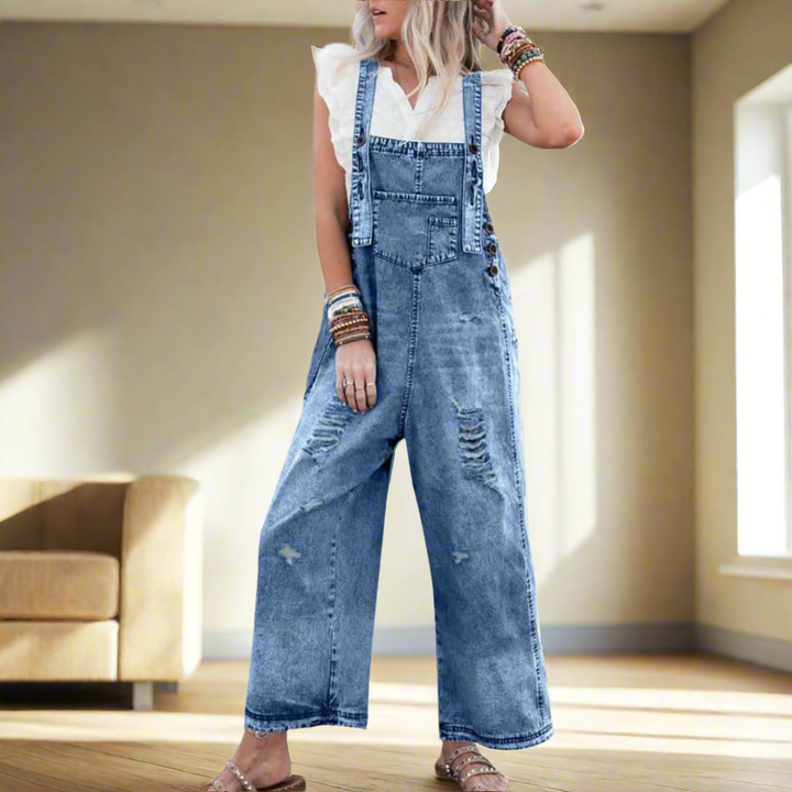 Carmelita | Premium Vintage Stil Enkel Jumpsuit