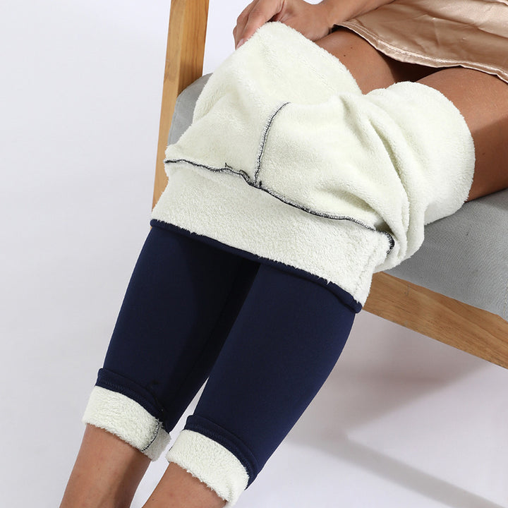 Fodrade leggings med fleece