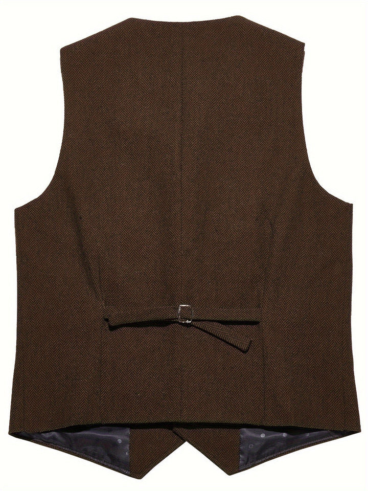 Byron | Raffinerad Herringbone Västar