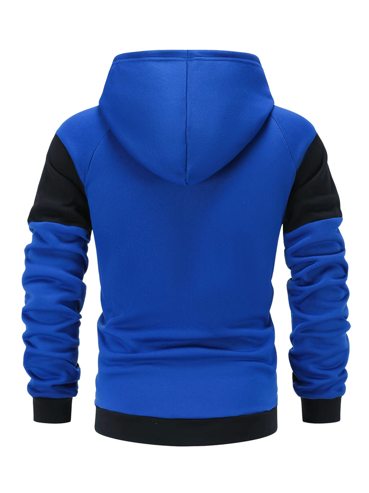 Bryce | Färgblock Zip-Up Huva Jacka