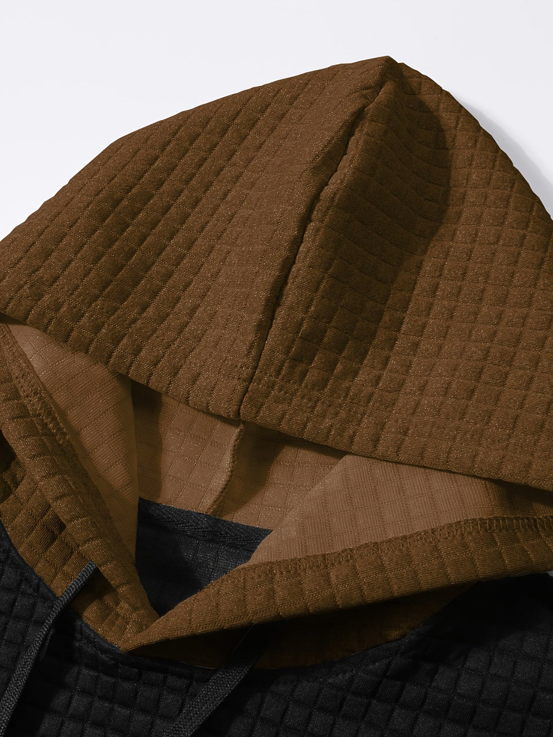 Hayes | Texturerad Färgblock Hoodie