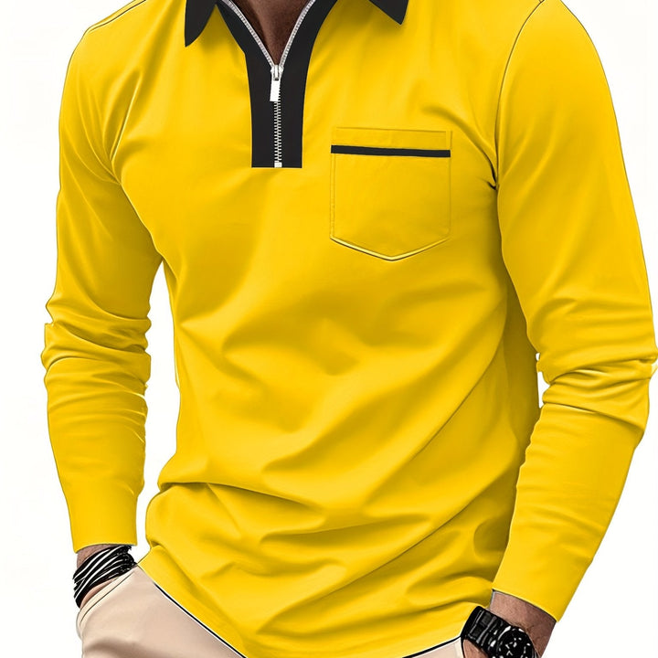 Curtis | Fins Zip-Krage Polo Skjorta