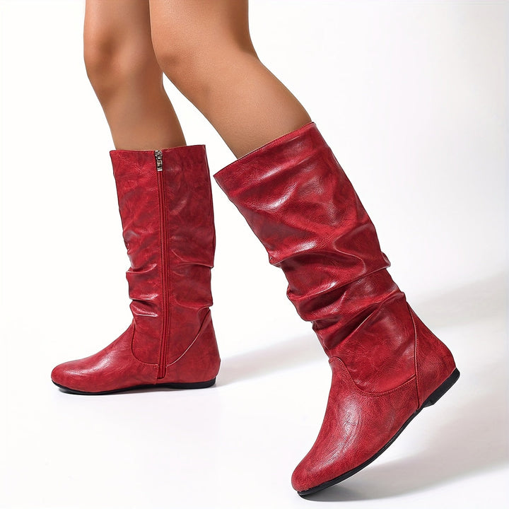 Maureen | Slouchade Mid-Calf Stövlar