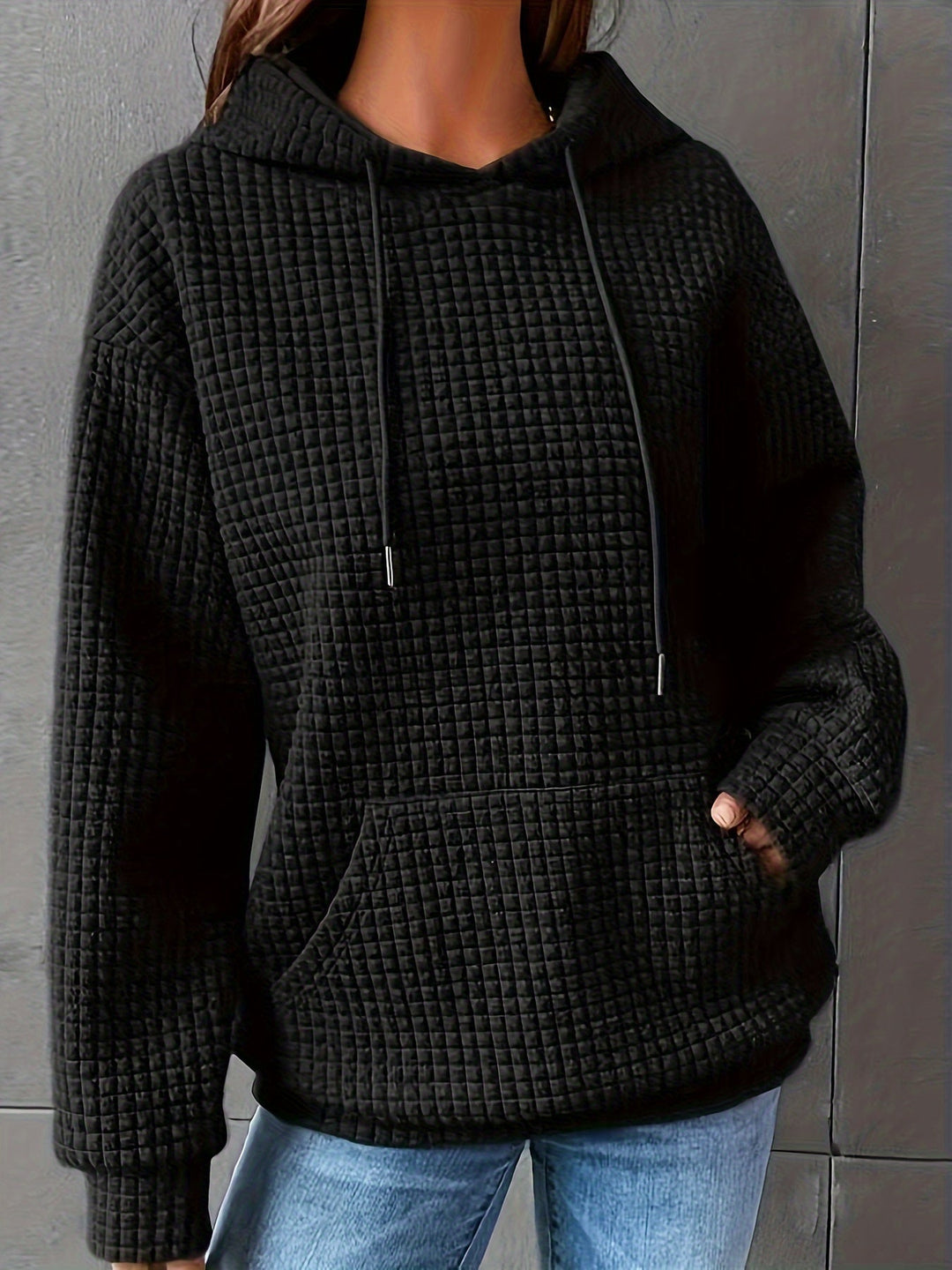 Serena | Mjuk Texturerad Hoodie